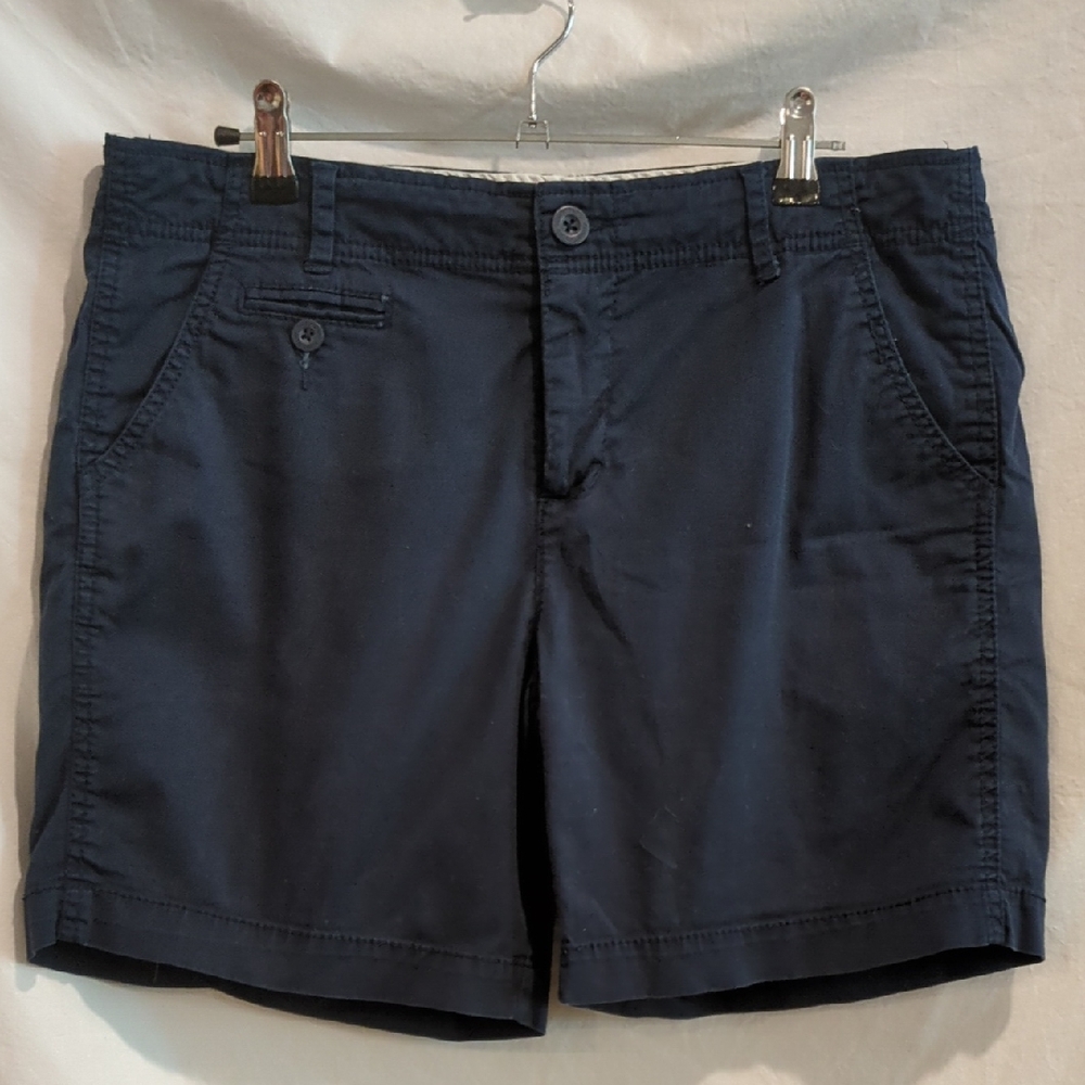 Faded Glory | Navy Canvas Shorts Pockets | 10